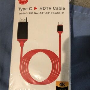 4K Red Type C HDTV Cable